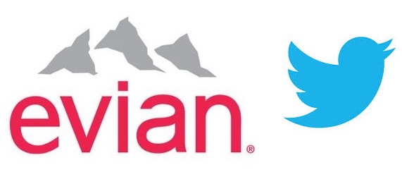 Evian and Twitter