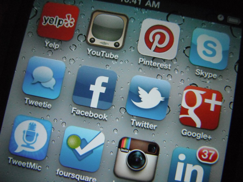 Social Media Icons and Marketing