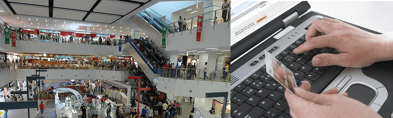 Shoppers at both brick and mortar stores and online storefronts